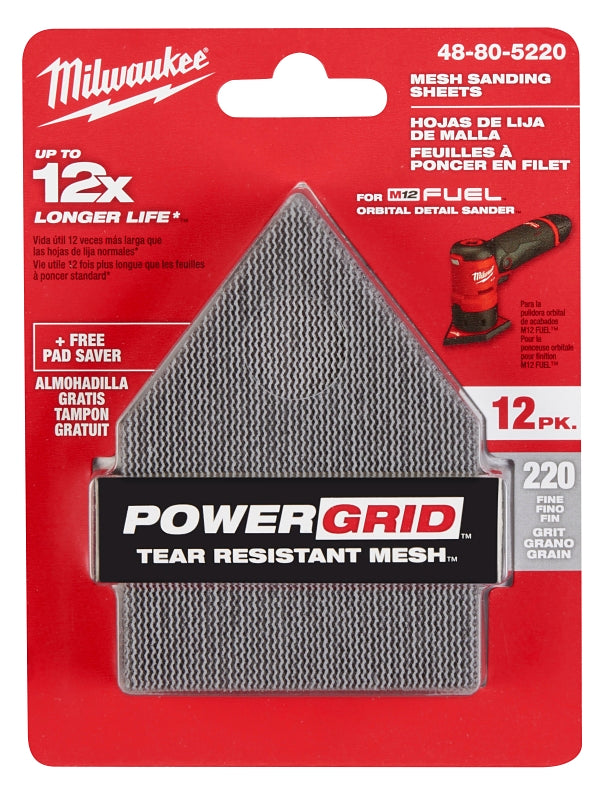 SHEET SANDING ORBIT MESH 220G