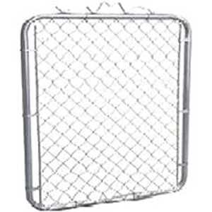 Stephens Pipe & Steel GTB03636 Fence Walk Gate, 36 in W Gate, 36 in H Gate, 12.5 ga Frame Tube/Channel, Gray