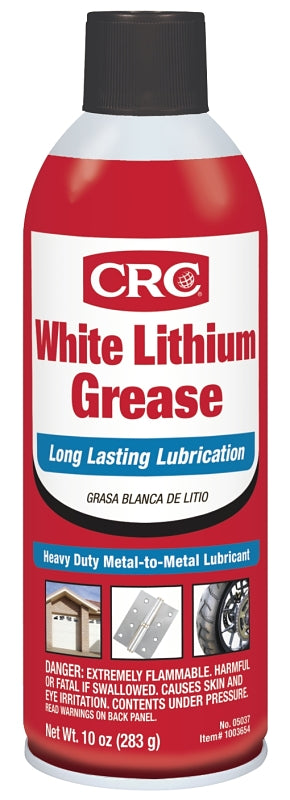 Sta-Lube 05037 Lithium Grease, 10 oz Aerosol Can, Off-White