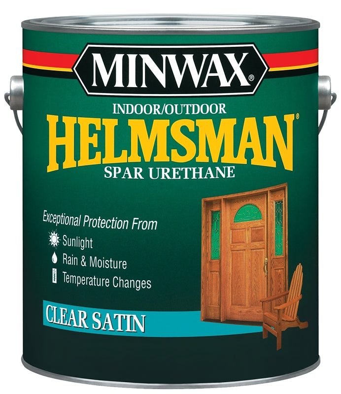 Minwax 13205000 Spar Varnish, Satin, Liquid, 1 gal, Pail