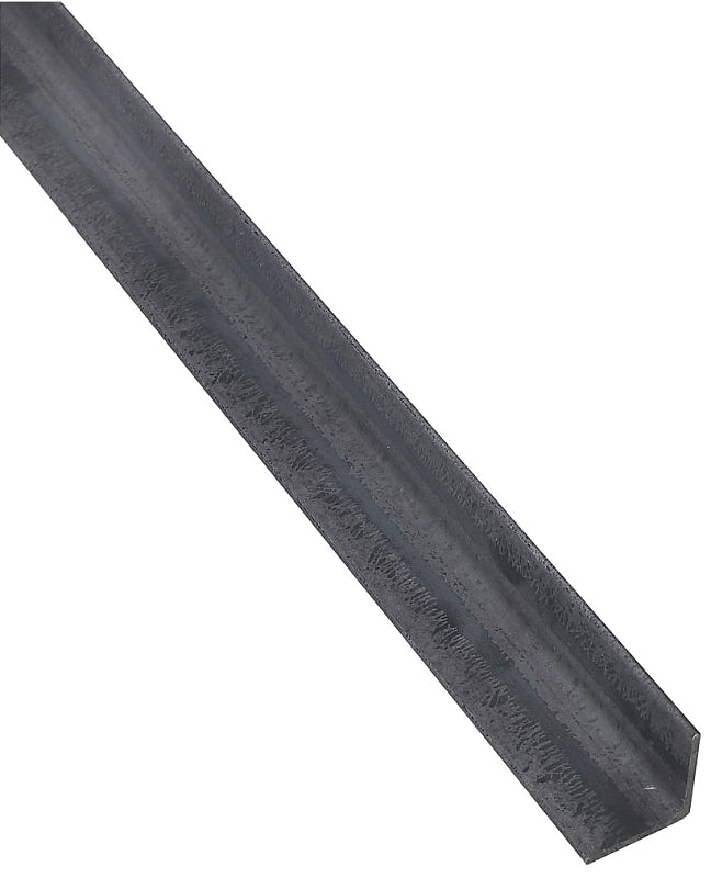 Stanley Hardware 4060BC Series N215-475 Angle Stock, 1-1/2 in L Leg, 72 in L, 1/8 in Thick, Steel, Mill