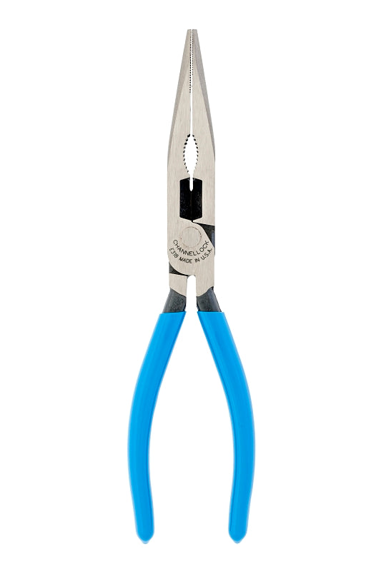 CHANNELLOCK E Series E318 Plier with Cutter, 7.81 in OAL, 0.091 in Hard Wire, 0.162 in Soft Wire Cutting Capacity