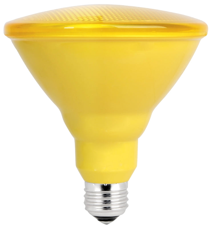 Feit Electric PAR38/Y/10KLED/BX LED Bulb, PAR38 Bulb, 6.5 W, Yellow Bulb, LED Bulb