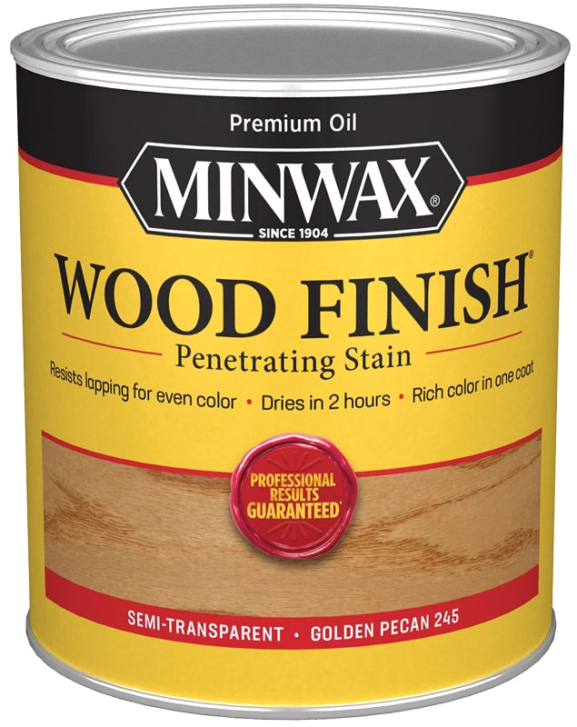 Minwax 70041444 Wood Stain, Golden Pecan, Liquid, 1 qt, Can