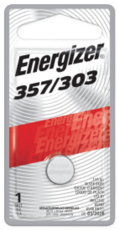 Energizer 357BPZ Coin Cell Battery, 1.5 V Battery, 150 mAh, 357 Battery, Silver Oxide