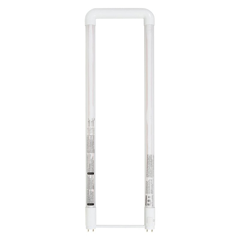 Sylvania 41206 LED Bulb, Linear, Type AB Universal, T8 Lamp, 32 W Equivalent, G13 Fluorescent Pin Lamp Base, Frosted