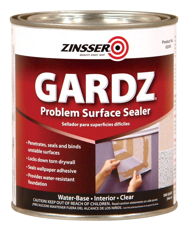 Zinsser 2304 Problem Surface Sealer, Clear, 1 qt