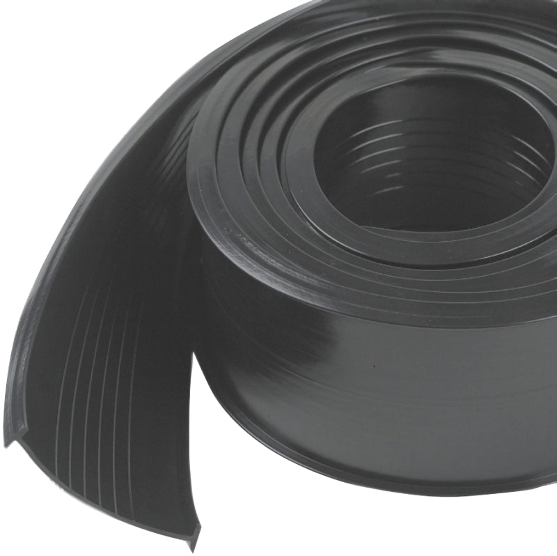 M-D 08460 Replacement Garage Door Bottom, 2-5/8 in W, 1/16 in Thick, 9 ft L, Vinyl, Black