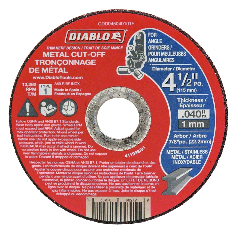 CDD045040101F DISC CT-OF 4-1/2