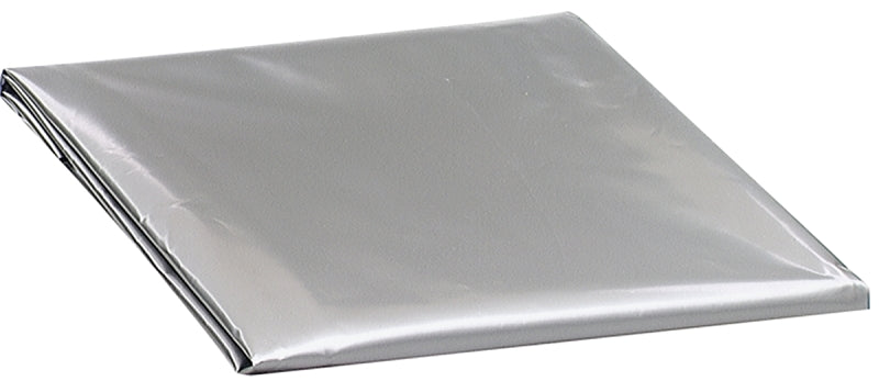 M-D 50042 Air Conditioner Cover with Elastic Strap, 22 in L, 27 in W, Polyethylene, Silver