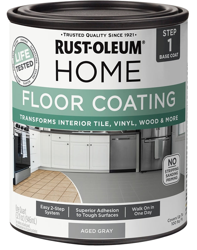 Rust-Oleum Home 365929 Premix Base Coating, Aged Gray, 1 qt