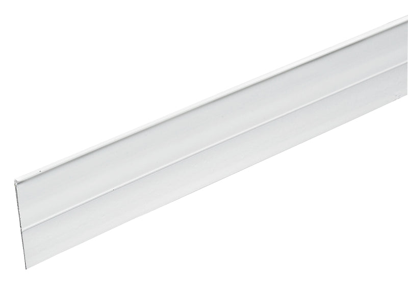 Frost King DS101WH Door Sweep, 36 in L, 1-1/2 in W, PVC Flange