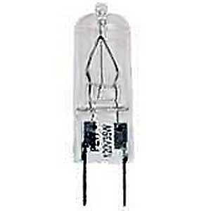 Feit Electric BPQ100/8.6 Halogen Bulb, 100 W, Candelabra GY8.6 Lamp Base, JCD T4 Lamp, 3000 K Color Temp