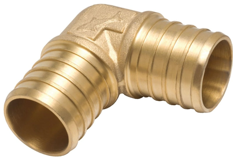 SharkBite UC256LFA Pipe Elbow, 3/4 in, Barb, 90 deg Angle, 200 psi Pressure