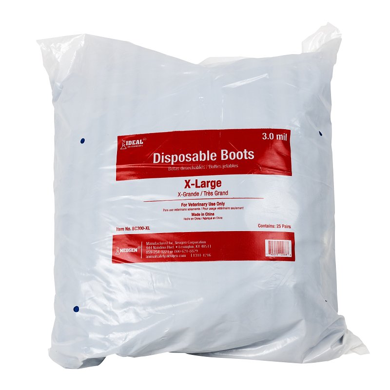 Neogen BC300-XL Disposable Boots, XL, Elastic Closure