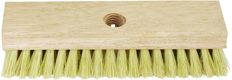 DQB 11643 Acid Scrub Brush, 8 in Brush, 1-1/16 in L Trim, Hardwood Handle, 8 in OAL