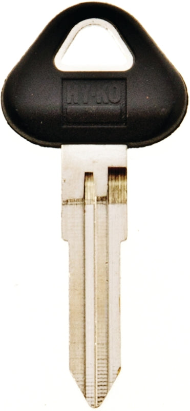 Hy-Ko 12005DA25 Automotive Key Blank, Brass/Plastic, Nickel, For: Nissan Vehicle Locks