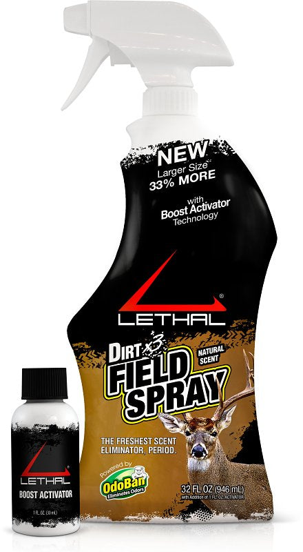 Lethal Dirt X3 717E67-31ZC Field Spray with Activator, Dirt, Liquid, 31 oz Bottle