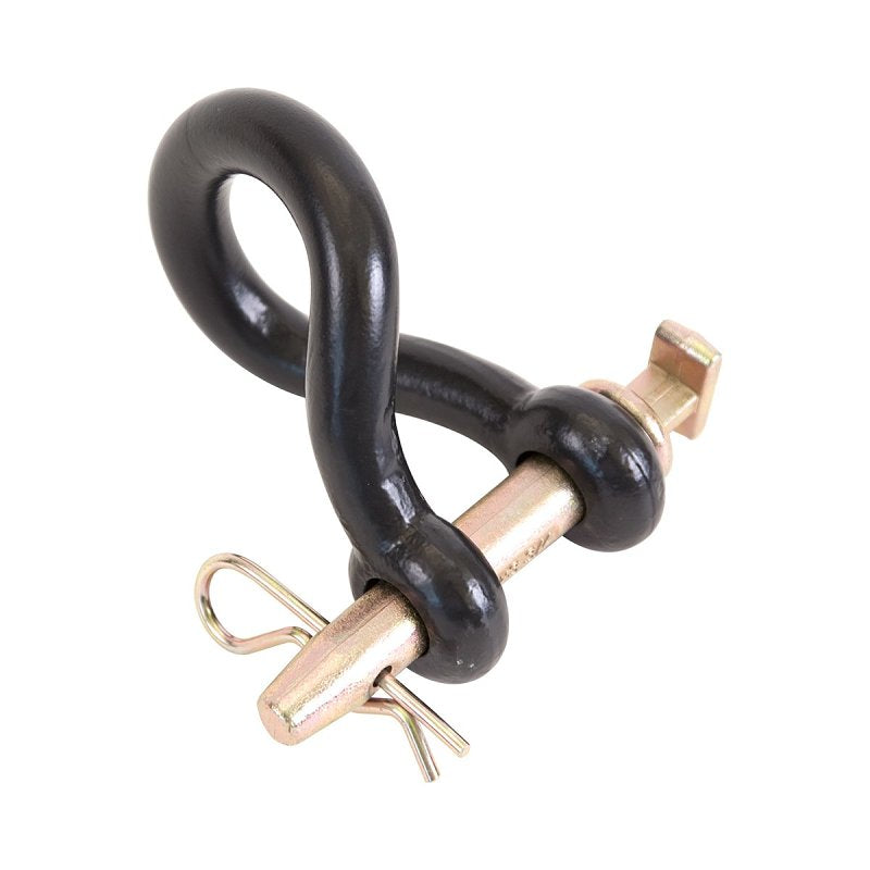 Koch 4004503/M8234 Twisted Clevis, 3/4 in, 12000 lb Working Load, 3-1/2 x 1-5/16 in L Usable, Powder-Coated