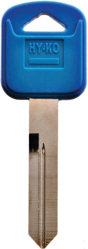 Hy-Ko 13005H75PB Key Blank, Brass/Plastic, Nickel, For: Ford Vehicle Locks