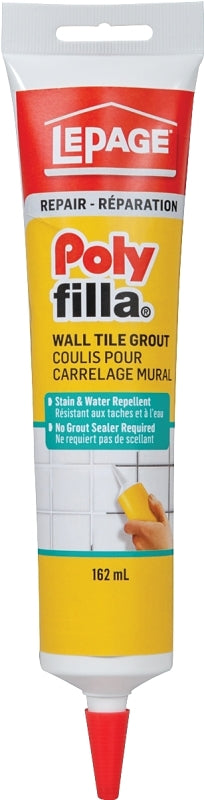 LePage Polyfilla 394892 Wall Tile Grout, Cream, 162 mL Tube