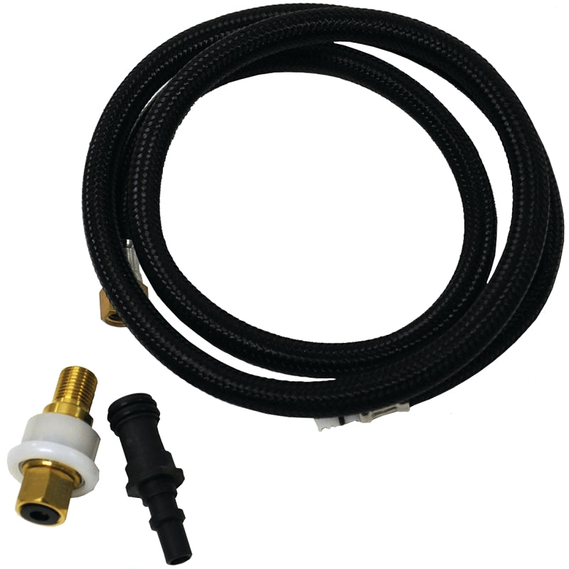 Danco Premium Series 10340 Side-Spray Hose, 0.38 in Connection, Snap, 48 in L, PVC