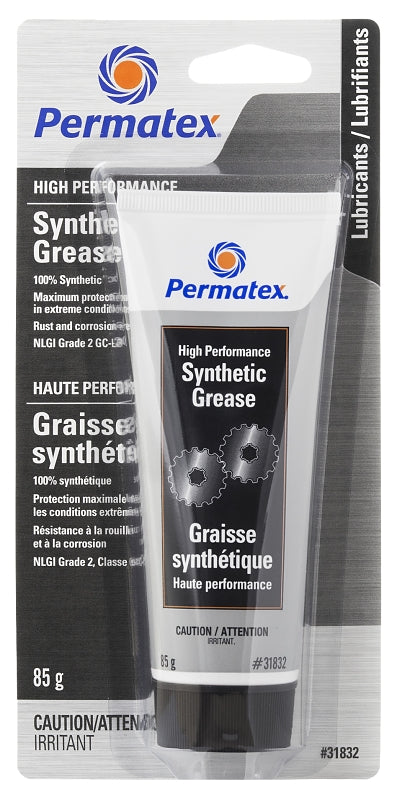 Permatex 31832 Synthetic Grease, 85 g Tube, White