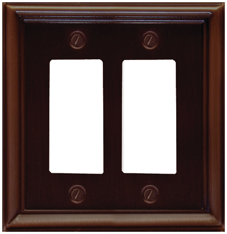 2203RR BRONZE WALLPLATE 2 GANG