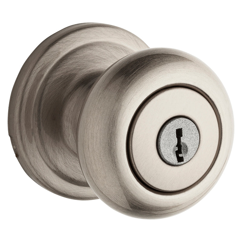 Kwikset Signature Series 740H 15 RCAL RCS Keyed Entry Knob, Satin Nickel