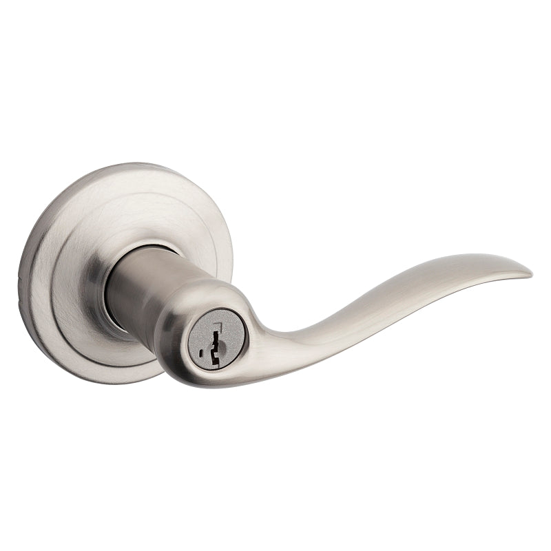 Kwikset Signature Series 740TNL 15SMTCP Entry Lever, Satin Nickel, Zinc, Residential, Re-Key Technology: SmartKey