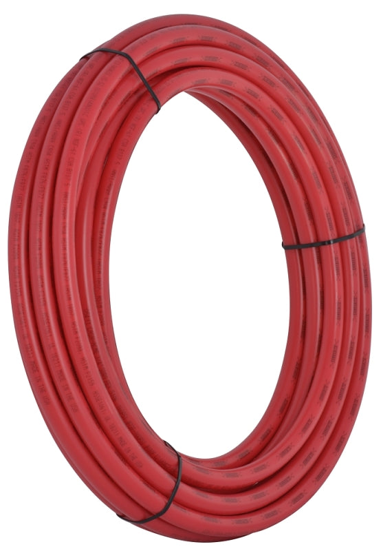 SharkBite U870R100 Pipe, 100 ft L, PEX-B, Polyethylene, Red