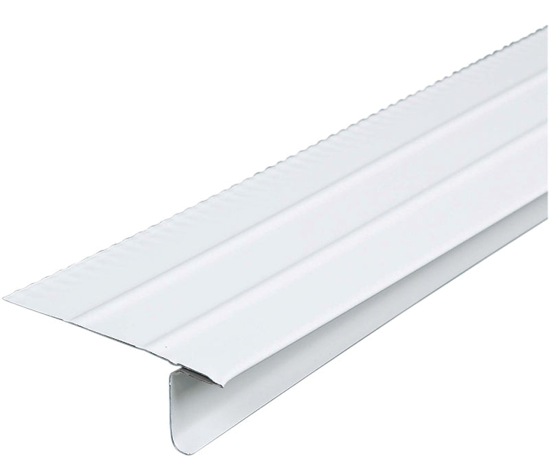 Amerimax 5701400120 Roof Edge, 10 ft L, Steel, White