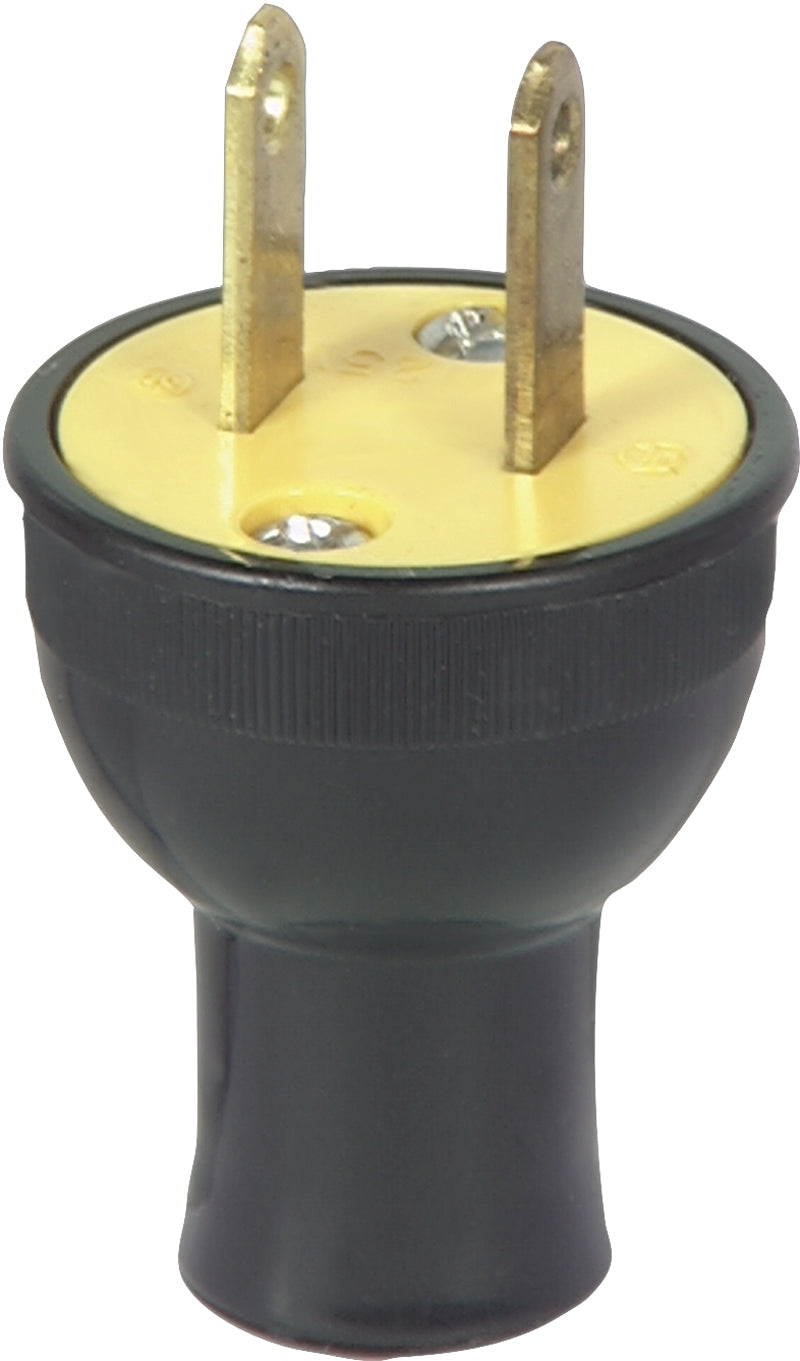 Eaton Wiring Devices 3123BK-BOX Electrical Plug, 2 -Pole, 15 A, 125 V, NEMA: NEMA 1-15, Black