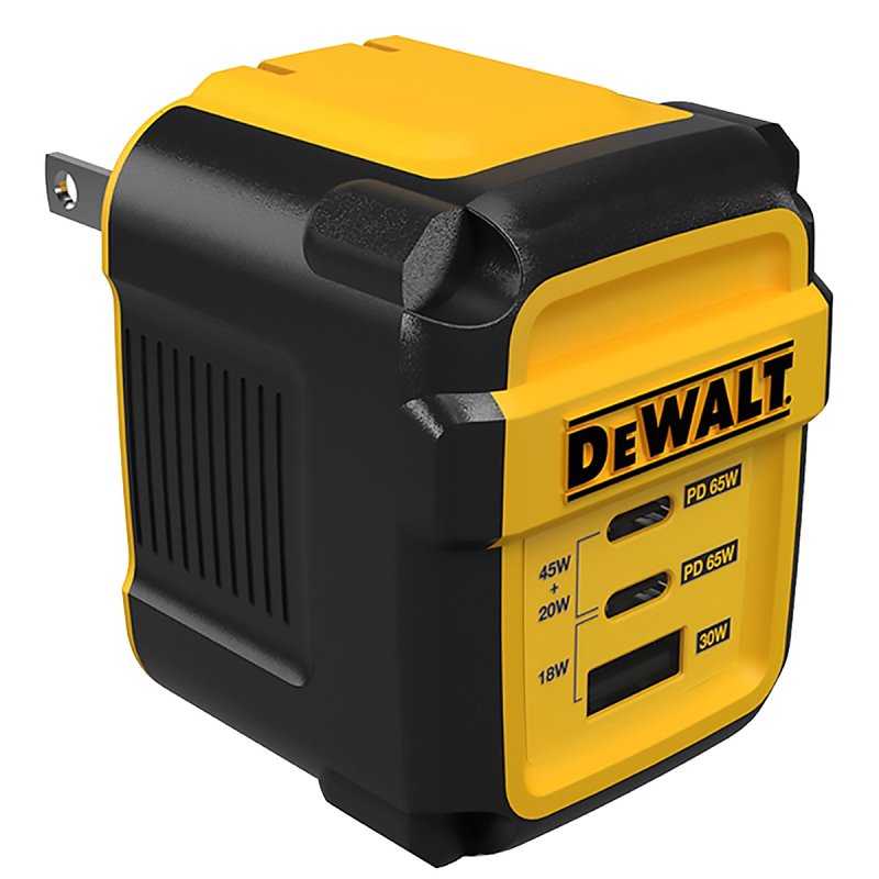 DEWALT 131 0869 DW2 3-Port GaN Wall Charger