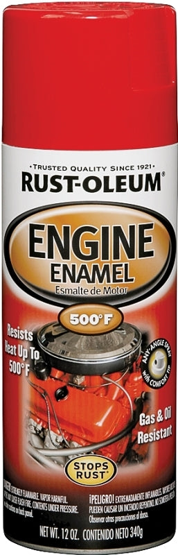 Rust-Oleum 248948 Engine Spray Paint, Ford Red, 12 oz, Can