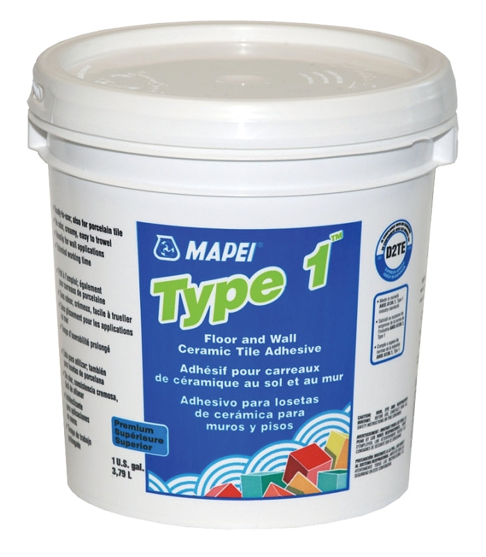 Mapei 1040011 Tile Adhesive, White, 3.79 L