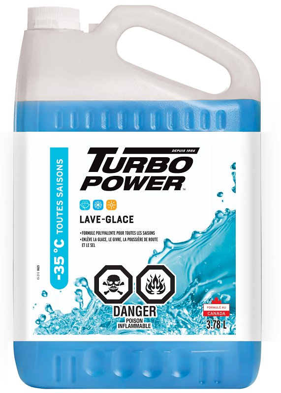Turbo Power 15-215X52 Windshield Washer Fluid, 3.78 L