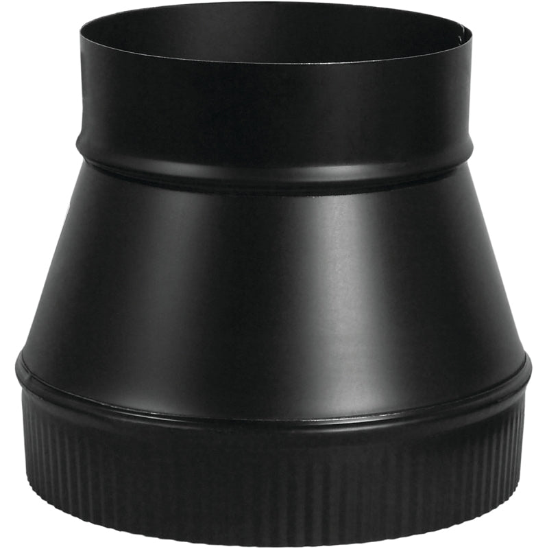 Imperial BM0063 Stove Pipe Increaser, 7 x 8 in, Black, Matte