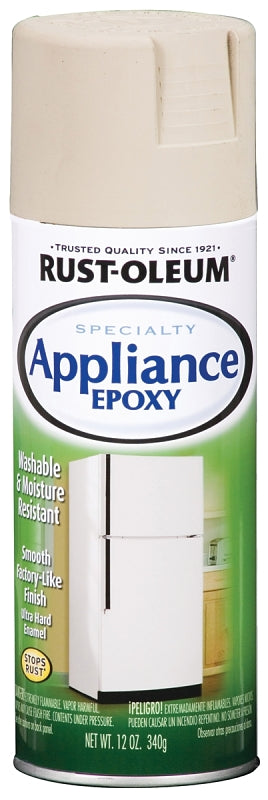 Rust-Oleum 7882830 Appliance Epoxy Spray, Gloss, Almond, 12 oz, Can