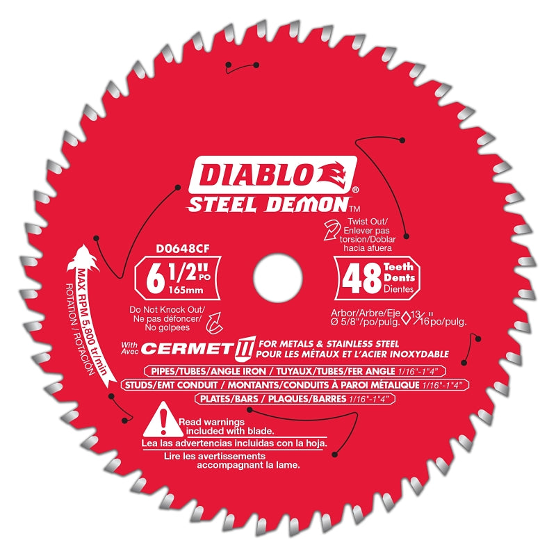 D0648CFX BLADE SAW 48T 6-1/2IN