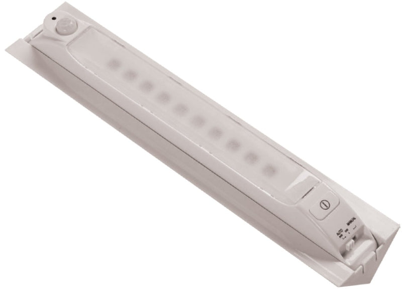 Fulcrum 30050-308 Motion Sensor Light, AA Battery, 10-Lamp, LED Lamp, 65 Lumens, 7000 K Color Temp, White