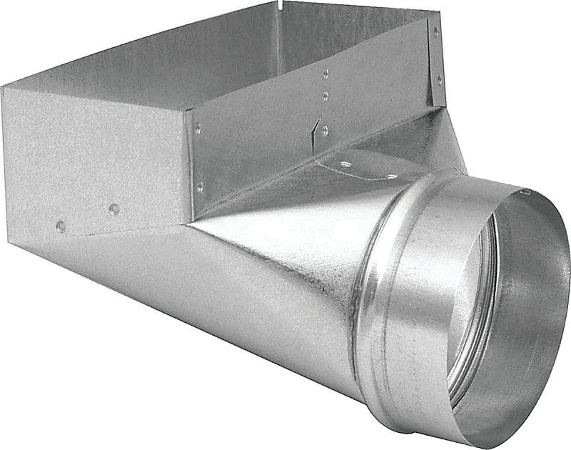 Imperial GVO621-C Wall Register Boot, 2-1/4 in L, 12 in W, Galvanized