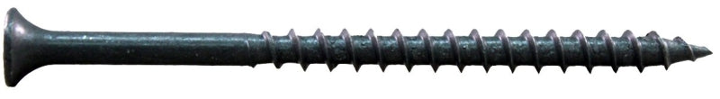 ProFIT 297198/281198 Deck Screw, #10 Thread, 3-1/2 in L, Coarse Thread, Bugle Head, Combo Drive, Sharp Point, Gray