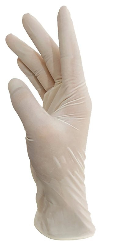 Libman 1326 Disposable Gloves, One-Size, Latex, Clear