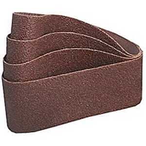 Norton 27944 Sanding Belt, 4 in W, 24 in L, 80 Grit, Medium, Aluminum Oxide Abrasive