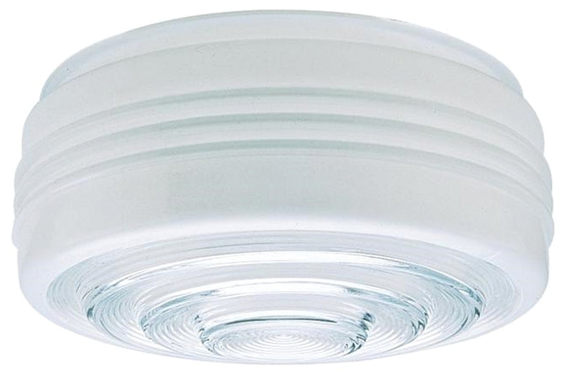 Westinghouse 8560600 Light Shade, 6-1/2 in Dia, Drum, Mushroom, Glass, White