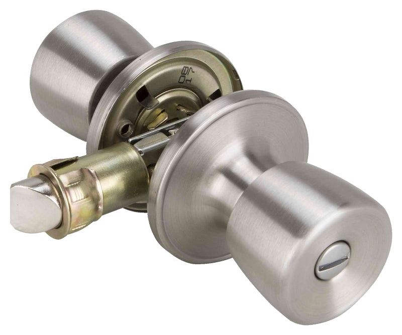 ProSource Privacy Lockset, Bell, Tulip Design, Stainless Steel