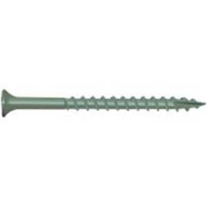 Camo 0341190 Deck Screw, #10 Thread, 3-1/2 in L, Bugle Head, Star Drive, Type 17 Slash Point, Carbon Steel, 50/PK