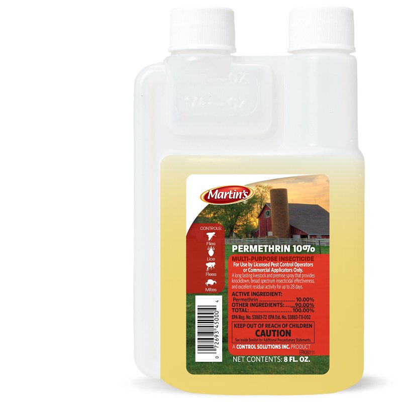 Martin's 82004500 Multi-Purpose Insecticide, Liquid, Slight Characteristic, 8 oz