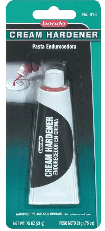 Bondo 913 Cream Hardener, 2.75 oz Tube, Cream